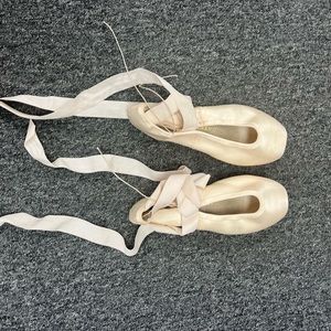 Gaynor Minden size 9W Pointe Shoes